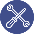 wrench and screwdriver icon