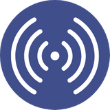 beacon icon (dot with radiating curved lines in all directions)