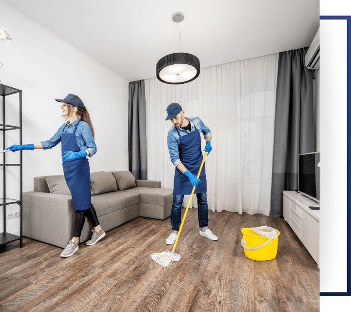 residential cleaning team