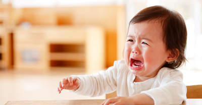 Baby upset