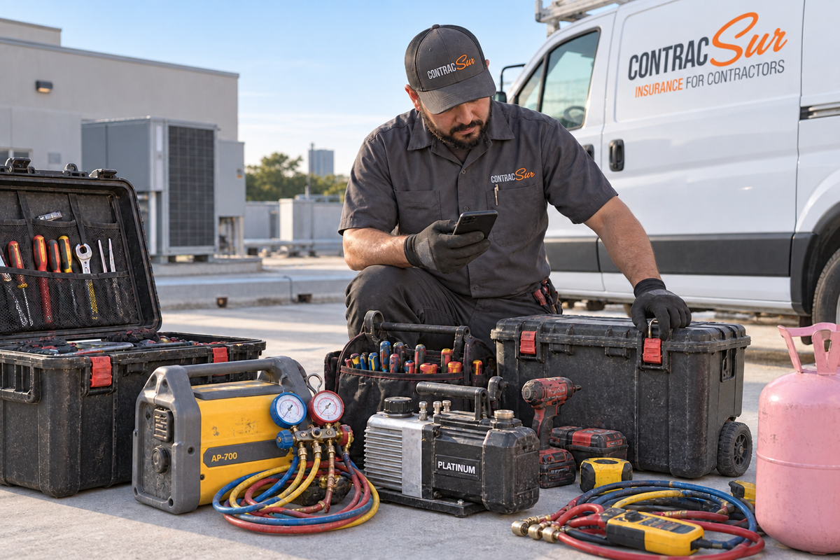 HVAC Tools and Equipment Inventory