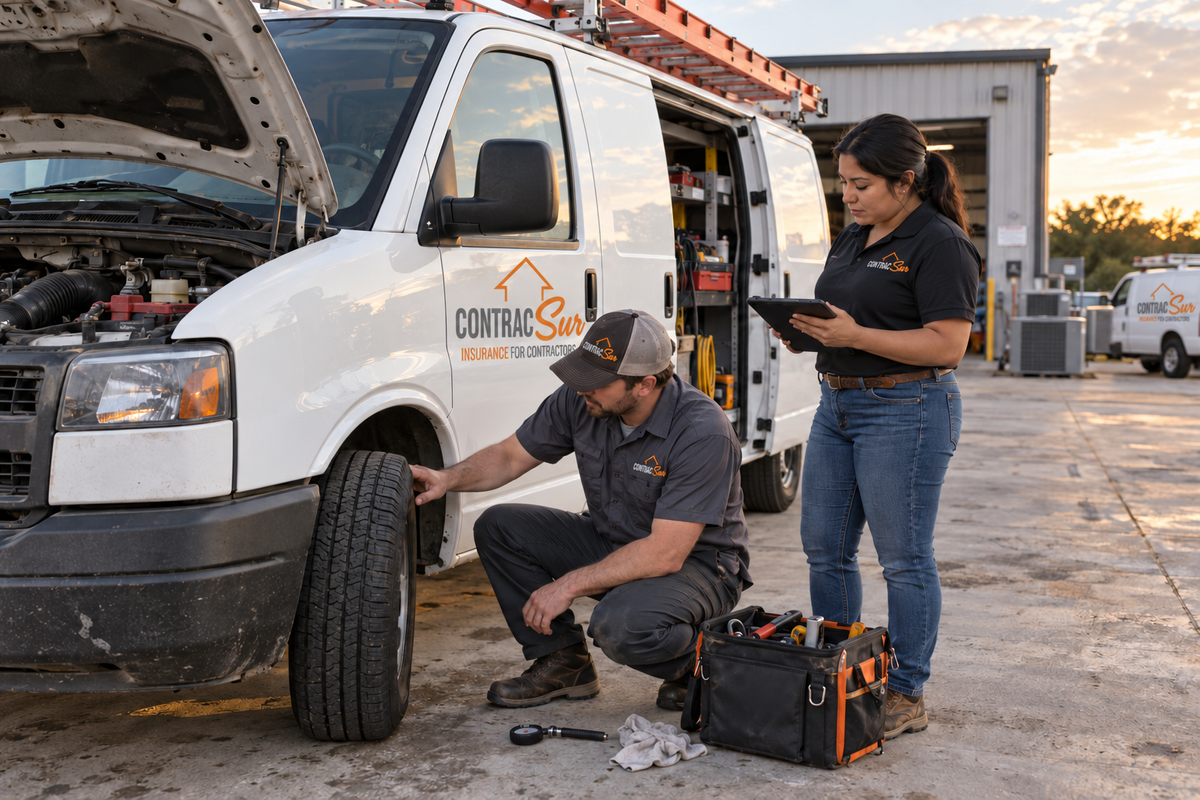 HVAC Service Van Preseason Inspection