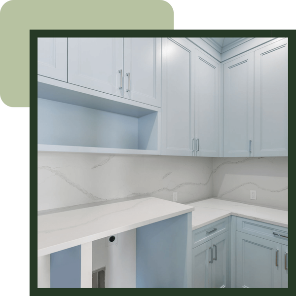 new cabinets in custom home