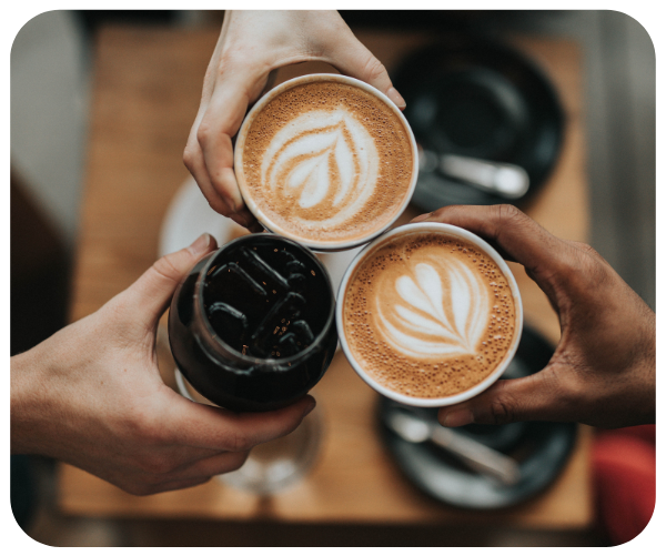 people drinking coffee