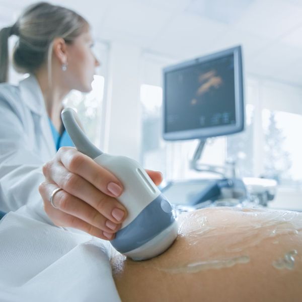 woman getting an ultrasound
