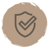 icon of checkmark shield