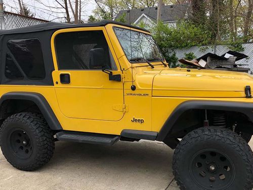 Jeep with lift kit installed