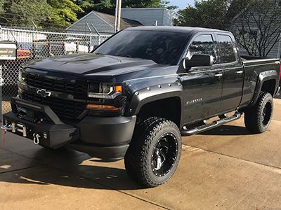 pickup truck with accessories