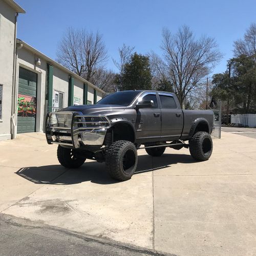 leveled truck