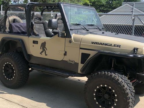 Jeep Wrangler with lift kit installed