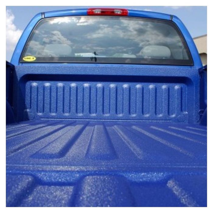 blue truck bed