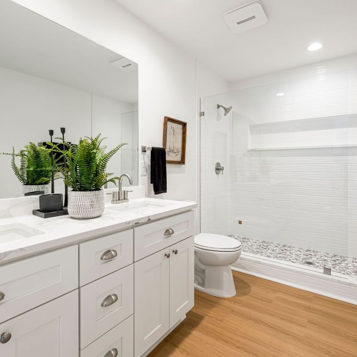 clean apartment bathroom