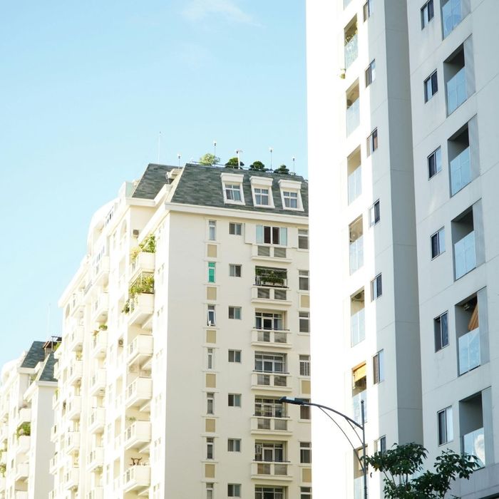 apartment buildings