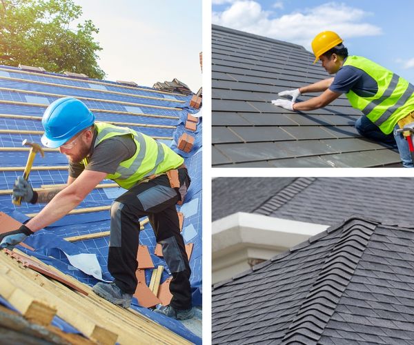 roofing collage