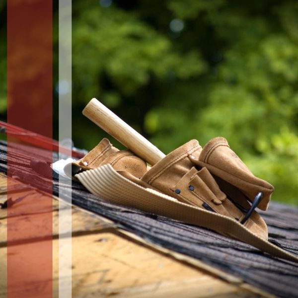 tools on a roof