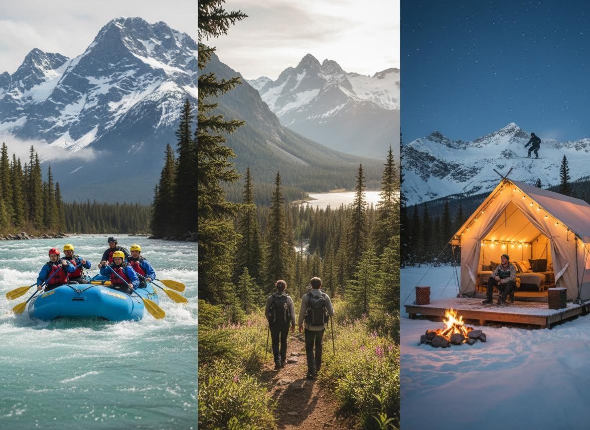 Mountain Outdoor Adventure Collage