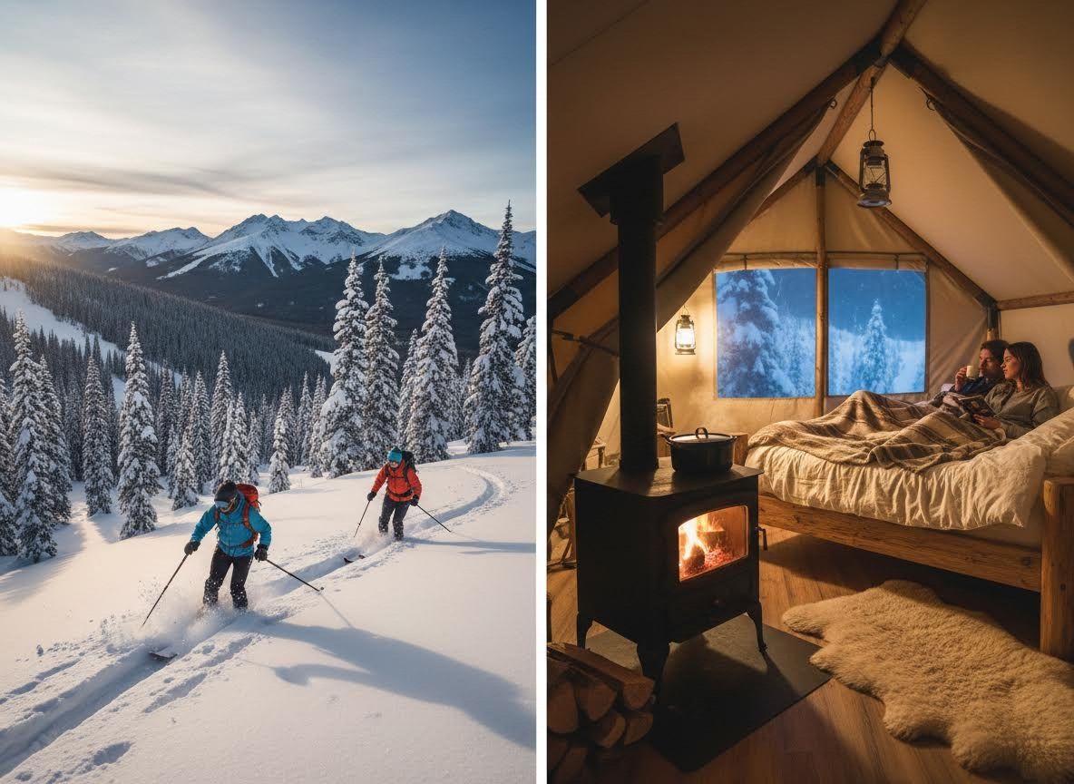 Winter Skiing and Cozy Glamping Retreat