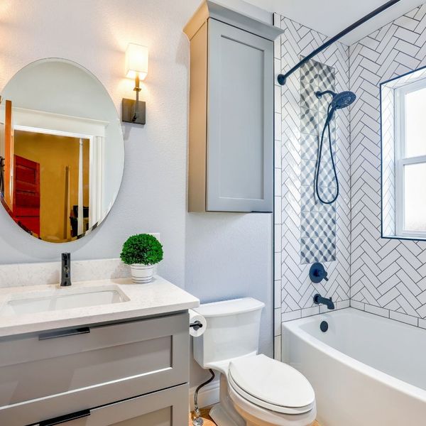 remodeled bathroom