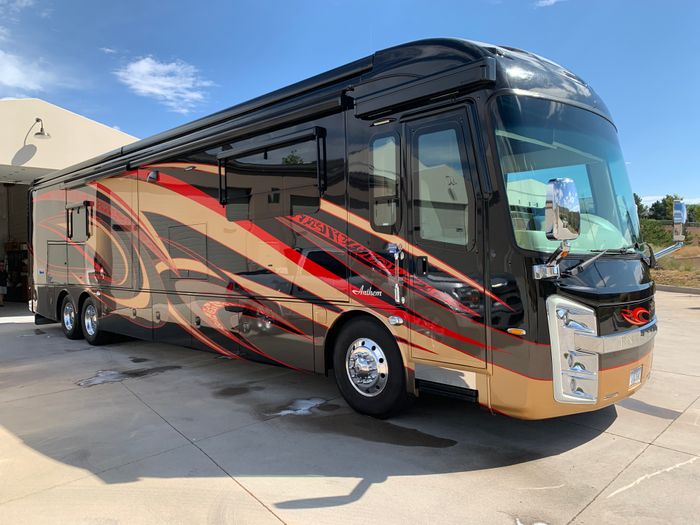 Entegra Motor Coach wash and wax detail Motor Coach Detail