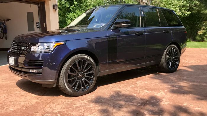 Land Rover Range Rover after paint correction detail Denver Colorado Range Rover Exterior Detail