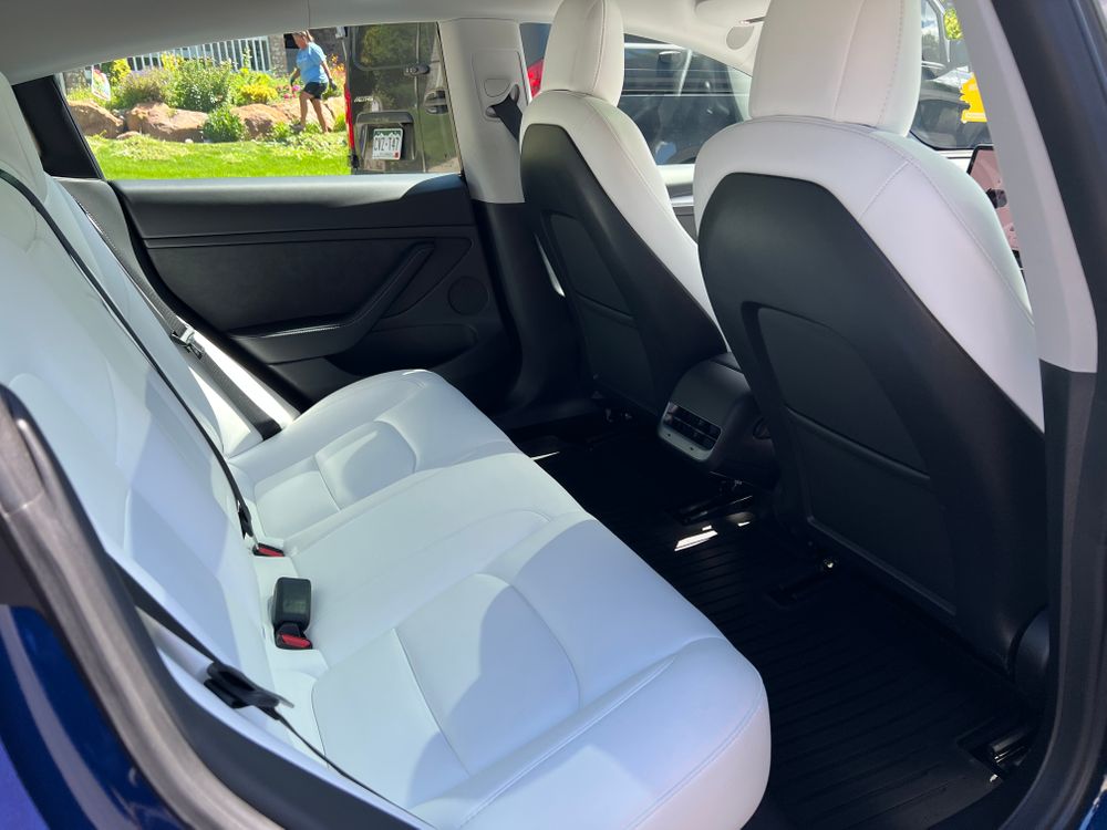 Tesla Model 3 interior detail