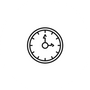 business hours (white icon)