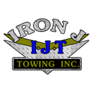 iron j towing logo. 