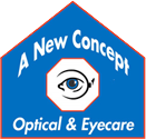 a new concept optical and eyecare logo. 
