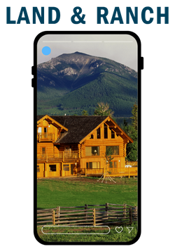 phone screen with a ranch on it. 