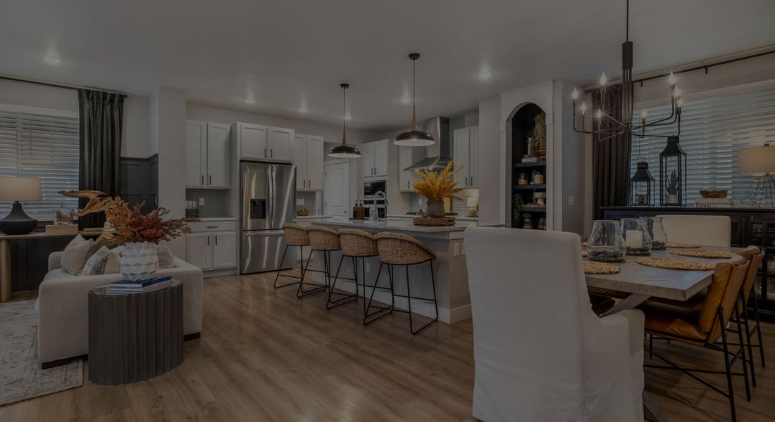 living room and kitchen. 