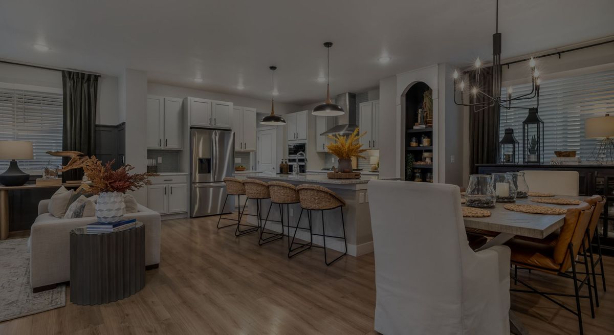 living room and kitchen. 