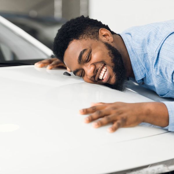 man who loves his car