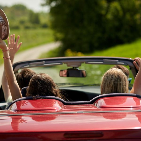 people in convertible