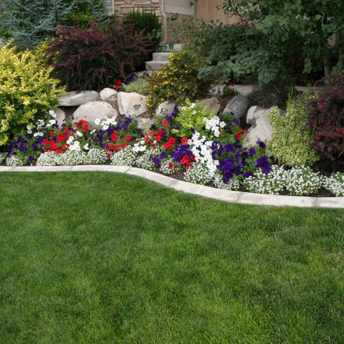 landscaping flower bed