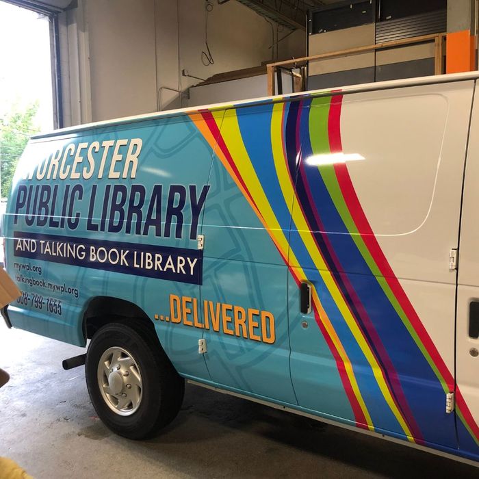 public library vehicle wrap