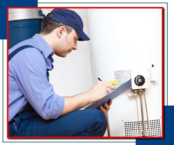 Image of a plumber working