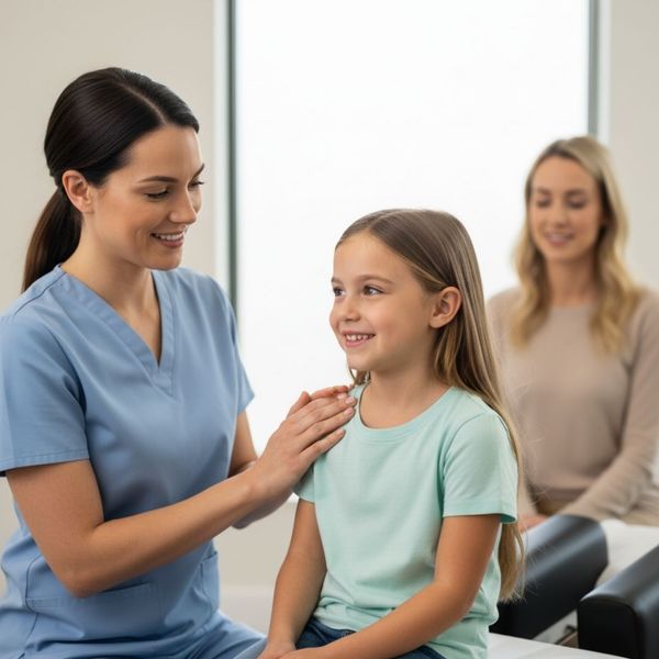 Chiropractor with family