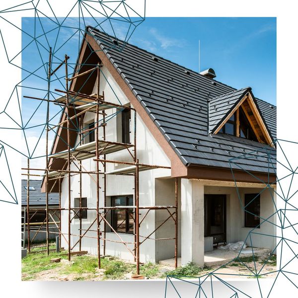 Image of a house under construction
