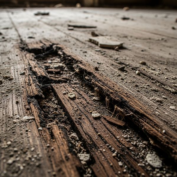 structural rot on a floor