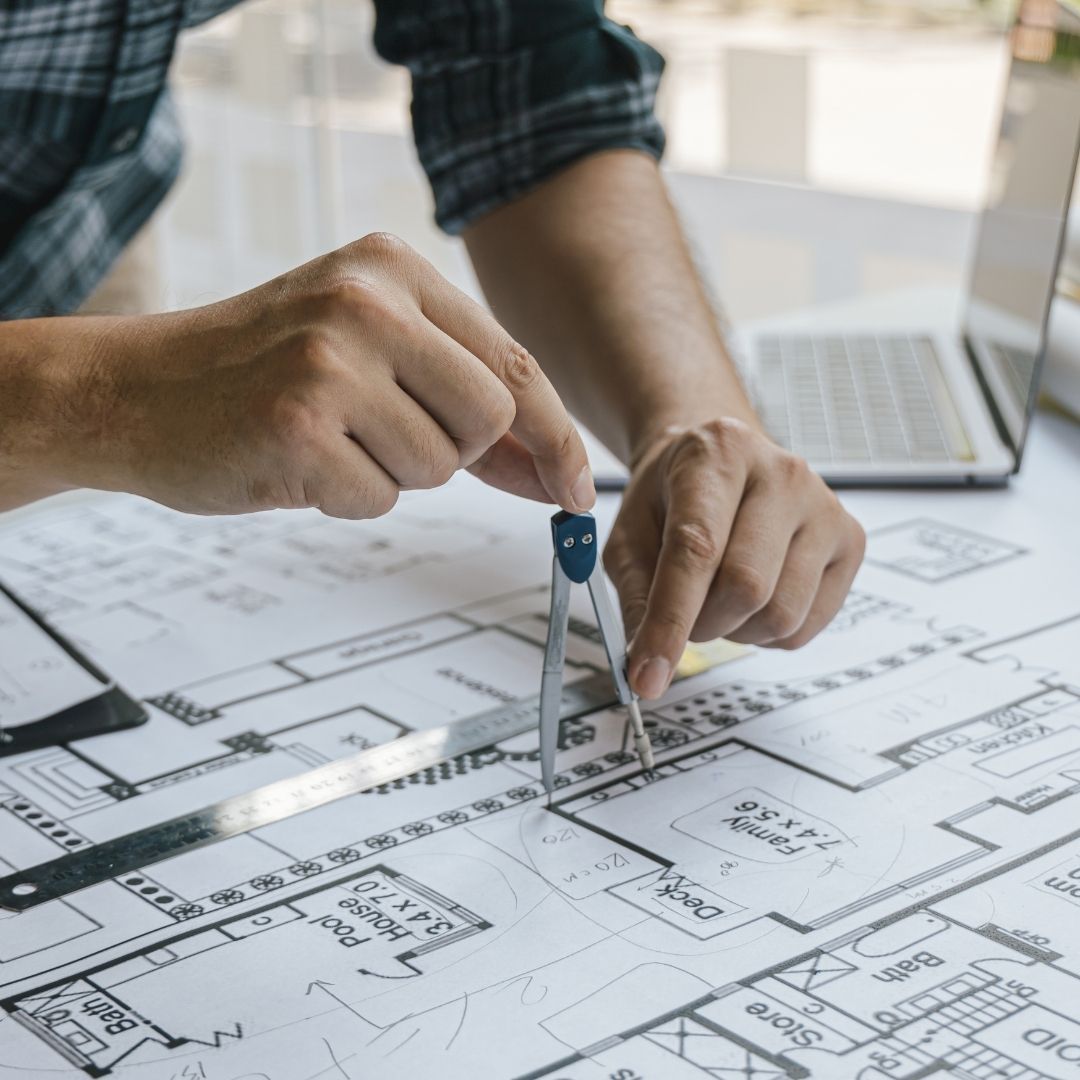 building plans for remodeling project 