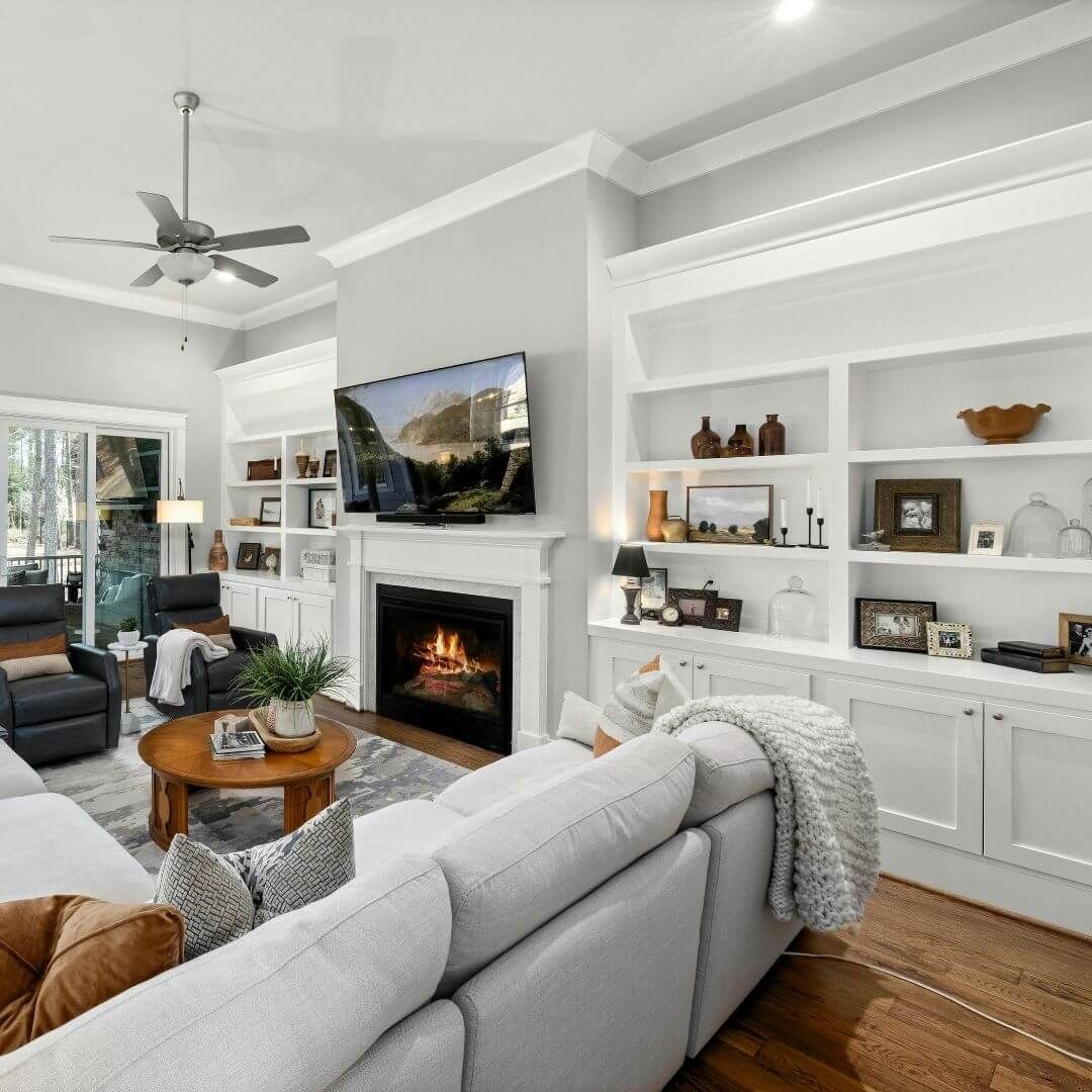 remodeled living room