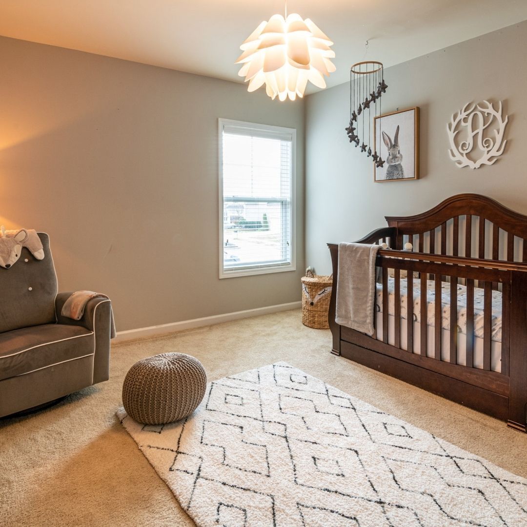 home addition of a nursery for baby 
