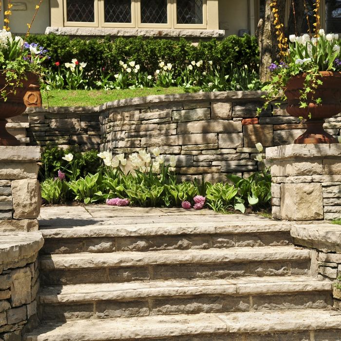 image of natural stone steps