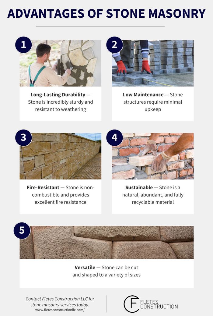 Advantages Of Stone Masonry Infographic