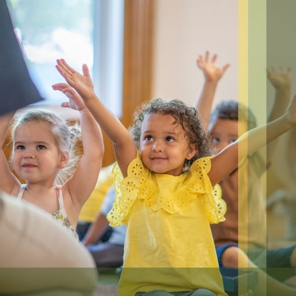 happy children learning