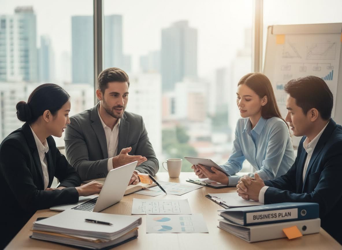Diverse Business Team Meeting and Collaboration