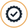 icon of checkmark badge