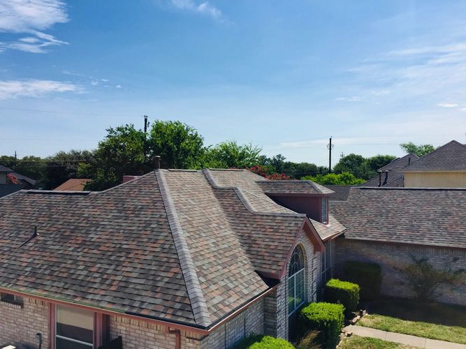 Image of roof on a house