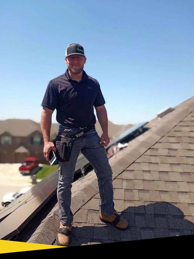 New Image worker on a roof