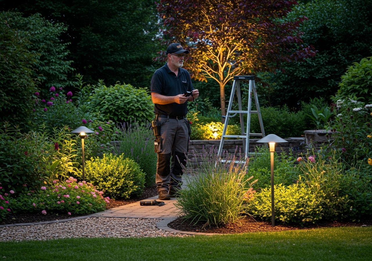 BACKAYRD LANDSCAPE LIGHTING TARZANA